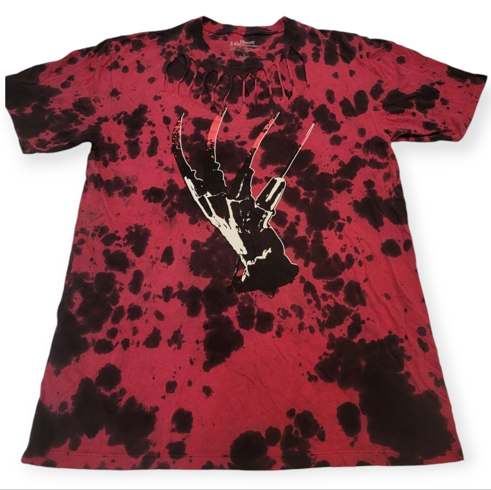Nightmare on Elm Street Freddy Slasher Tee Size Large Tie Dye Like New